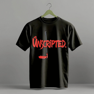 Golf is Unscripted Print Black